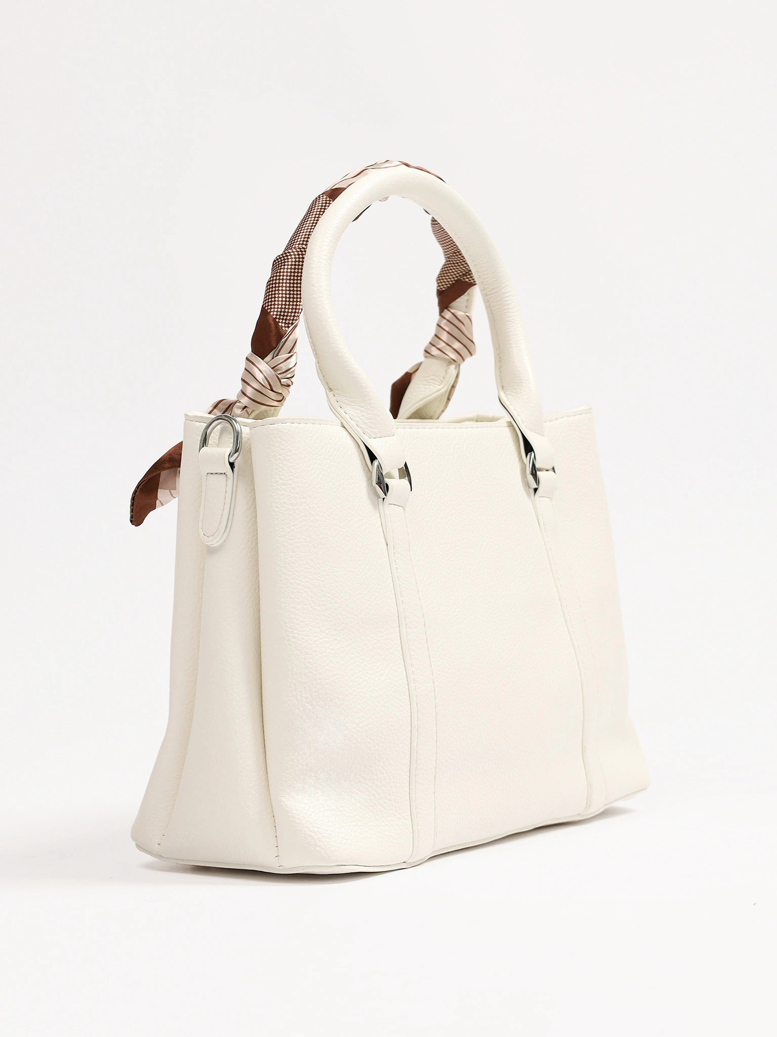 Сумка-тоут с декоративным платком в ассортименте